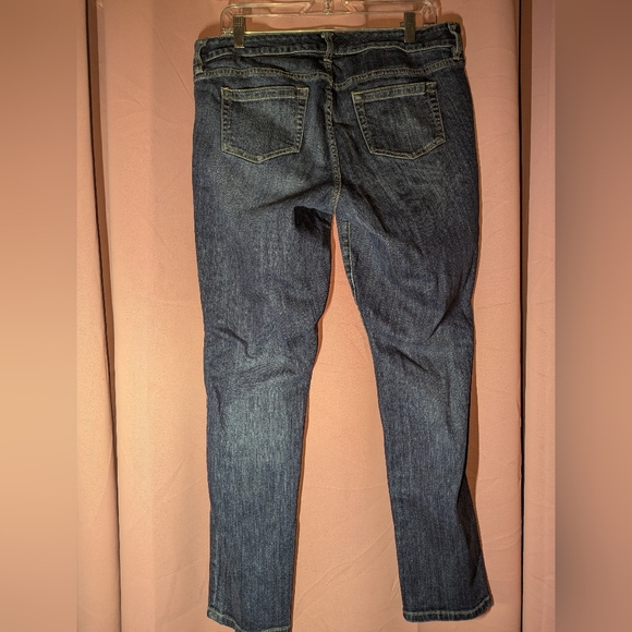 TORRID Distressed Boyfriend Skinny Jeans with Plaid Details 14R - Picture 3 of 8